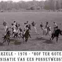 <strong>Ponykoers hof ter Goten  -  1976</strong><br> ©Herzele in Beeld<br><br><a href='https://www.herzeleinbeeld.be/Foto/1139/Ponykoers-hof-ter-Goten-----1976'><u>Meer info over de foto</u></a>