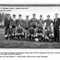 <strong>FC St Raphaël  -  Seizoen 1966-67     Provinciale junioren</strong><br>1966 ©Eddy De Moor<br><br><a href='https://www.herzeleinbeeld.be/Foto/2401/FC-St-Raphaël-----Seizoen-1966-67-----Provinciale-junioren'><u>Meer info over de foto</u></a>