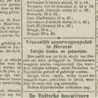 <strong>Station Herzele - Ontplofte bevoorradingstrein - 1918</strong><br>10-12-1918 ©Herzele in Beeld<br><br><a href='https://www.herzeleinbeeld.be/Foto/2999/Station-Herzele---Ontplofte-bevoorradingstrein---1918'><u>Meer info over de foto</u></a>